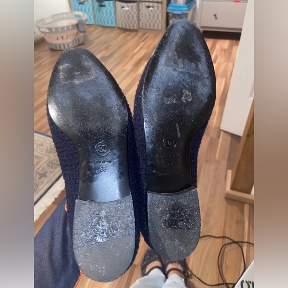 Chanel loafers Tweed - Picture 4 of 5